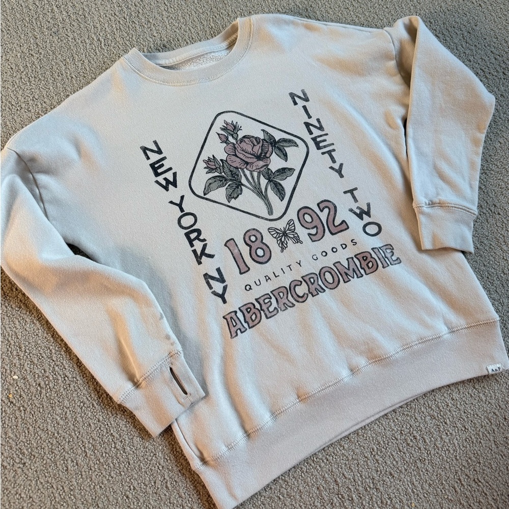 Abercrombie & Fitch kids stone beige  Sweatshirt